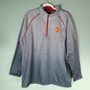 Colosseum Mens Iowa State Cyclones Sitwell Sublimated Quarter Zip Jacket Size XL